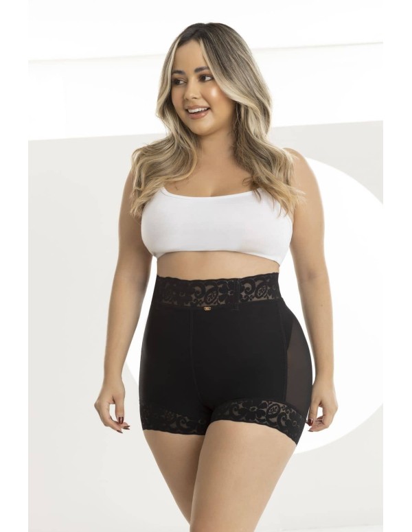 Faja Pitbull FPI-862 | Reducción de Cintura, Moldeo Invisible y Encaje Delicado