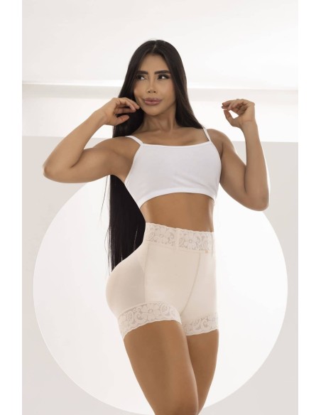 Faja Pitbull FPI-862 | Reducción de Cintura, Moldeo Invisible y Encaje Delicado