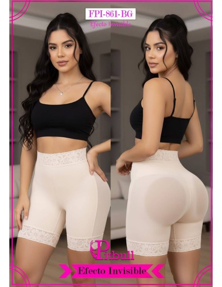 Faja Pitbull Invisible FPI-861-BG | Comodidad y Realce Natural