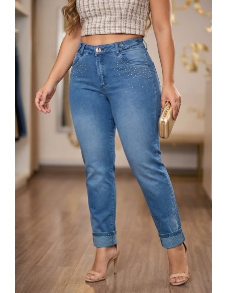 Pantalón Colombiano Pitbull PB7742 | Jean Push Up Realce
