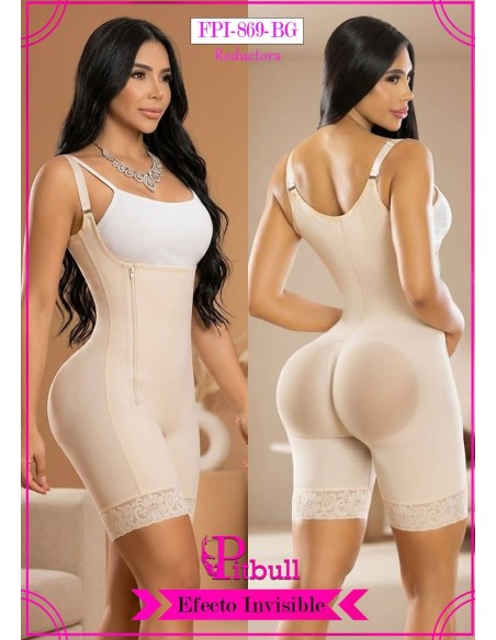 Faja Reductora Pitbull Efecto Invisible FPI869 | Control y Moldeo Perfecto