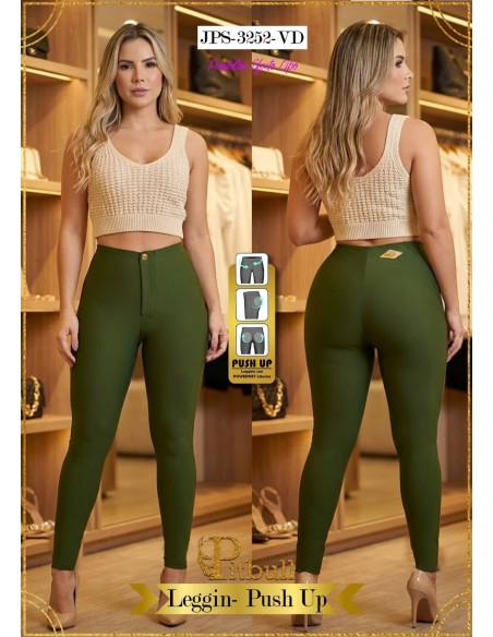Nuevo Diseño | Leggin Colombiano Lipo 360 Pitbull | Realce Push Up | Control Total