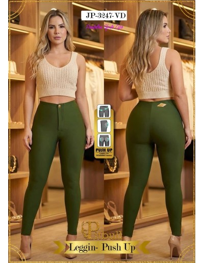 Leggin Reductor Push Up Pitbull JP3247 | Efecto Lipo