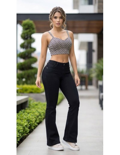 Pantalón Colombiano Levanta Cola Pitbull PC7704 | Bota Campana 2