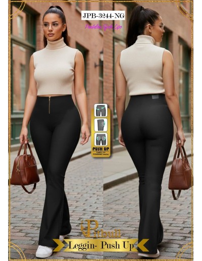 Leggin Efecto Lipo Pitbull JPB3244 | Realce Y Estilo Casual Elegante 2