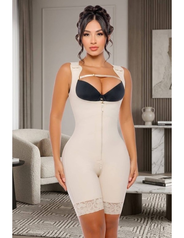 Faja Colombiana Pitbull FPI 7090 Efecto Invisible Cremallera | Pitbull