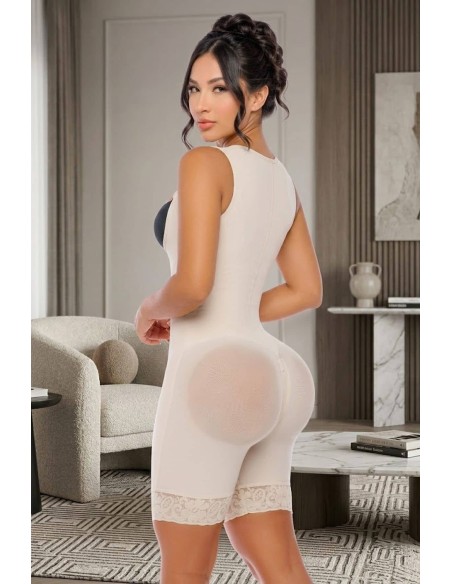 Faja Colombiana Pitbull FPI 7090 Efecto Invisible Cremallera | Pitbull