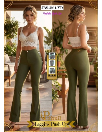 Leggin Reductor Lipo 360 Campana | Pitbull JBS 3251 | Efecto Lipo