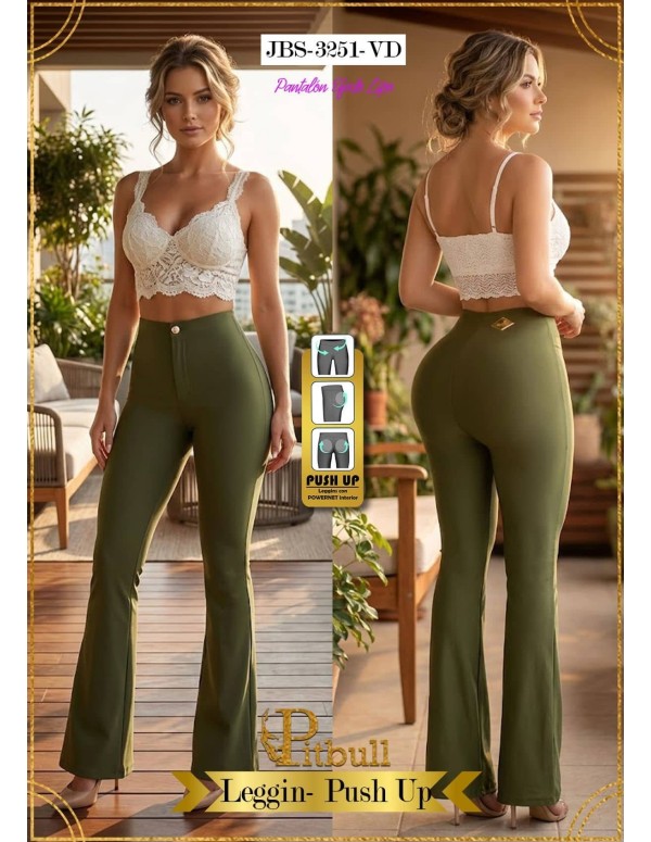 Leggin Reductor Lipo 360 Campana | Pitbull JBS 3251 | Efecto Lipo