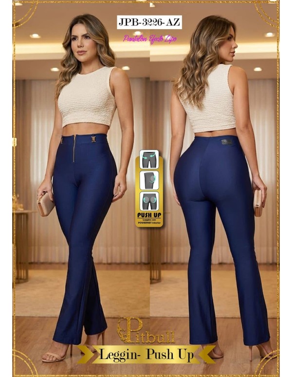 Leggin Push Up Pitbull JPB3226 | Efecto Lipo | Realce De Glúteos
