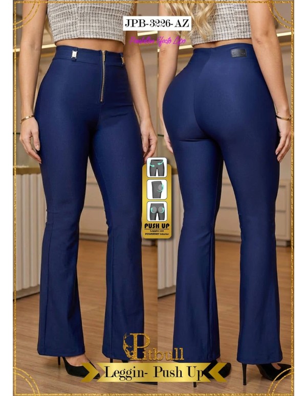 Leggin Push Up Pitbull JPB3226 | Efecto Lipo | Realce De Glúteos