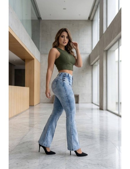 Pantalon Tiro Alto - PB7020