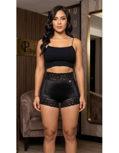 Faja Short Pitbull Satin Sculpt FPA-871 | Ultra Lift Premium 2