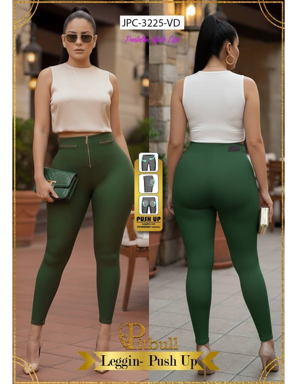 Leggins Efecto Lipo Colombianos Pitbull JPC3225 | Realce Y Estilo Para Tus Días