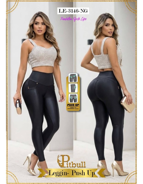 Leggin Push Up Pitbull LE-3146 | Efecto Lipo Colombiano