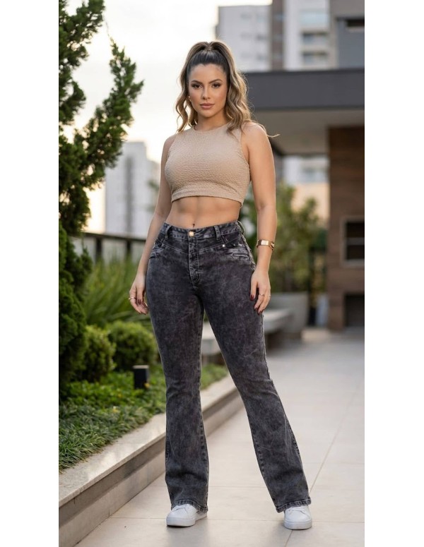Pantalón Colombiano Levanta Cola Pitbull PC7690 | Bota Campana