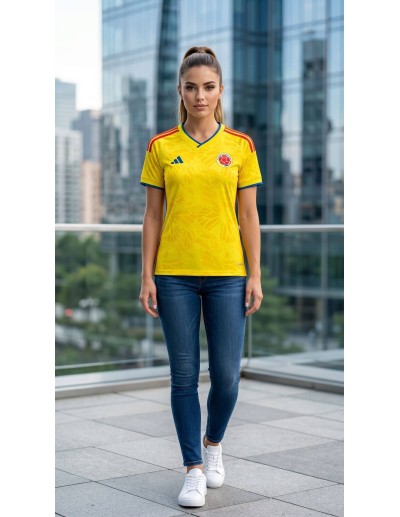 Camiseta Selección Colombia Mujer CAM003 | Ajuste Slim Fit 2