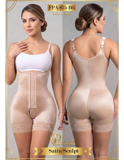 Faja Moldeadora Satin Sculpt Pitbull FPA875 - Ultra Lift Alta Compresión