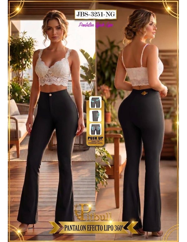 Leggin Reductor Lipo 360 Campana | Pitbull JBS 3251 | Efecto Lipo