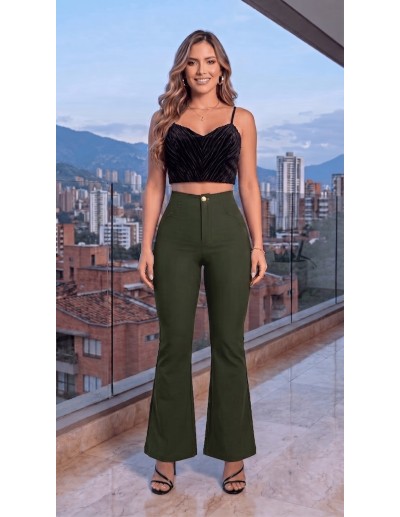 Pantalón Lipo 360 Pitbull Negro JPB-3236 | Campana Push-Up