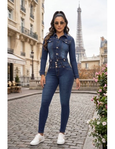 Conjunto Pitbull Jeans Azul CP-7084 | Realce Push-Up Premium 2