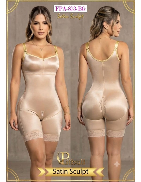 Faja Reductora Pitbull Satin Sculpt FPA873 - Moldeo Ultra Lift