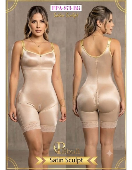 Faja Reductora Pitbull Satin Sculpt FPA873 - Moldeo Ultra Lift