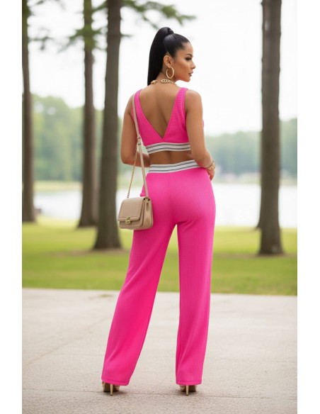 conjunto capoheira fucsia trasera cl293