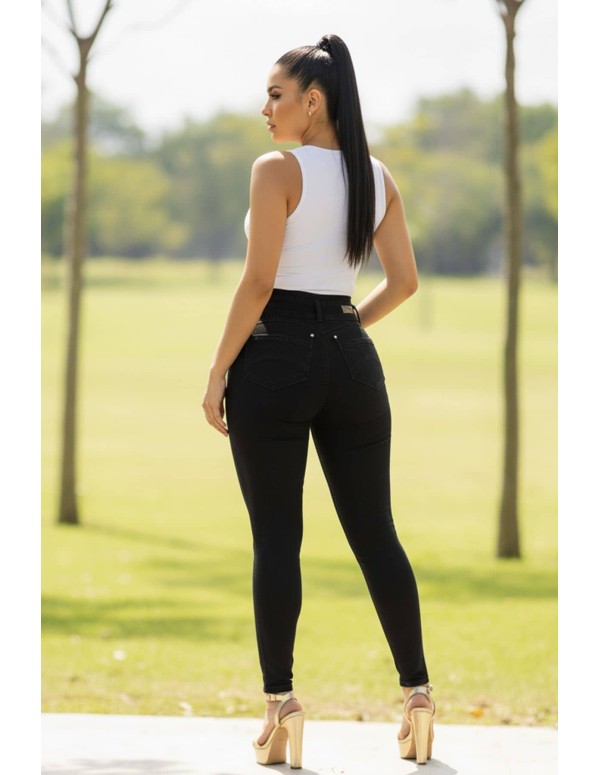 pantalon colombiano pitbull trasera negro ptf7704