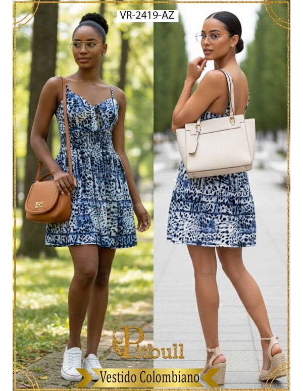 Vestido Falda Recogida - VR2419