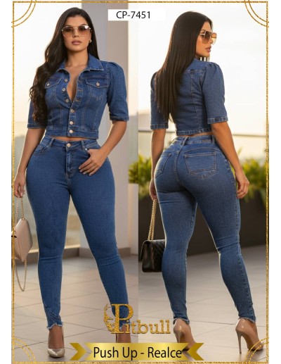 Conjunto Denim Pitbull - CP7451