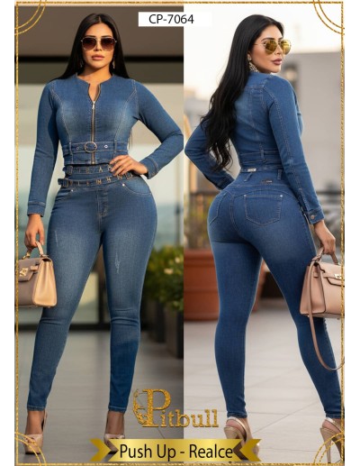 Conjunto Jeans Longo - CP7305