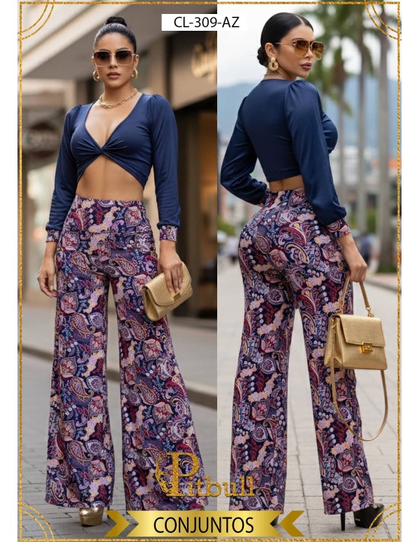 conjunto capoheira azul cl309