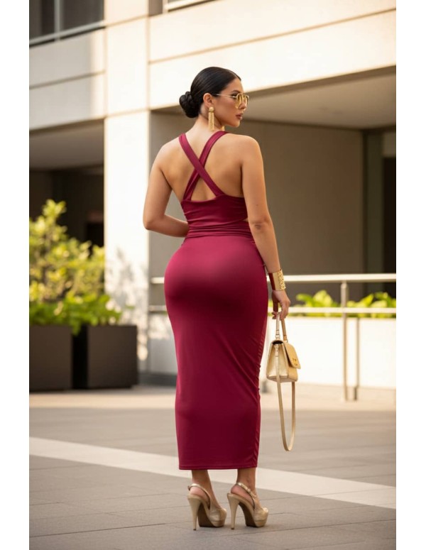 Conjunto feminino de lycra sem mangas...