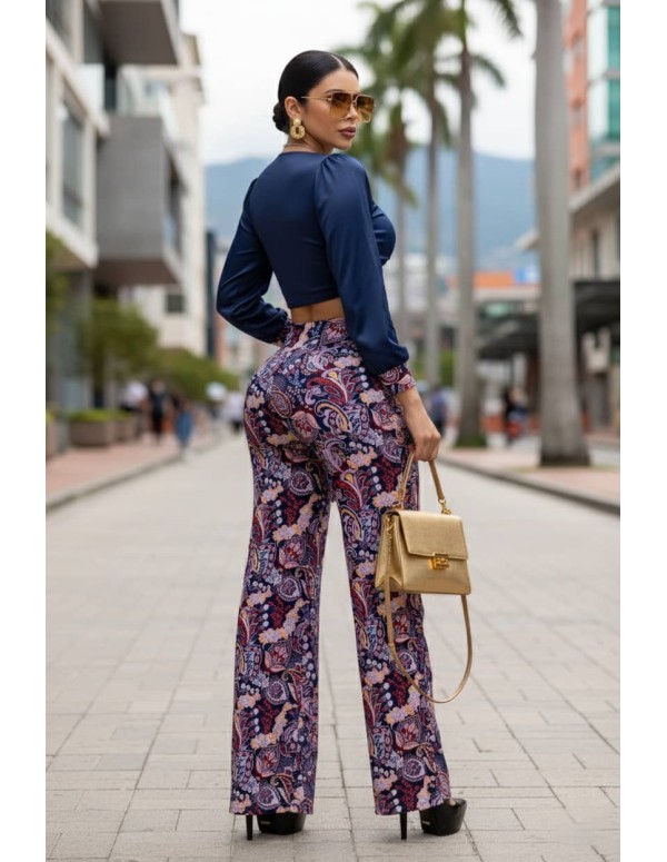 conjunto capoheira azul trasera cl309