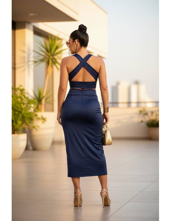 Conjunto feminino de lycra sem mangas...