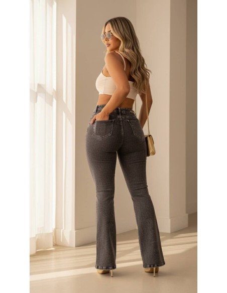 pantalon colombiano pitbull gris trasera pc7690