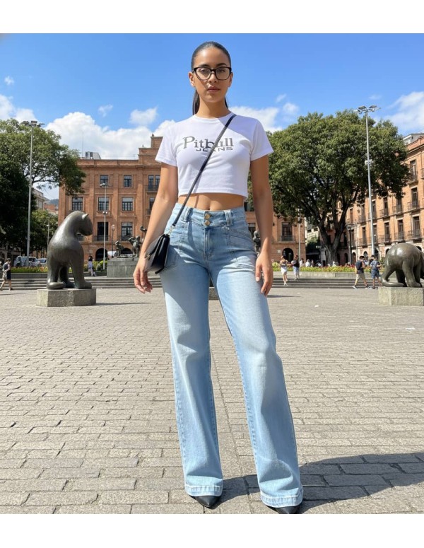 pantalon colombiano delantera azul pc7715