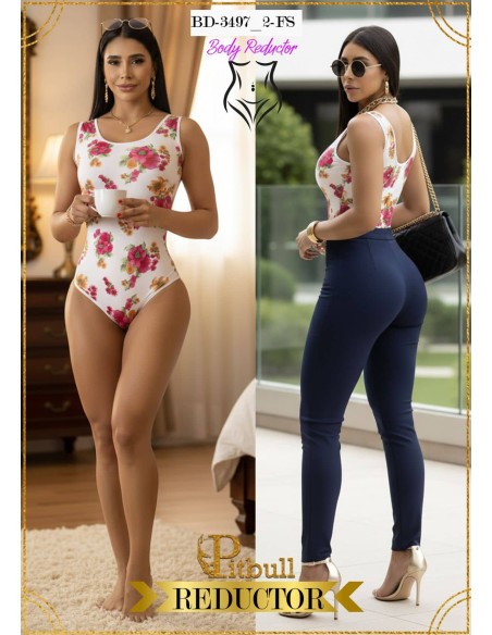 body reductor pitbull floral fucsia bd3497_2