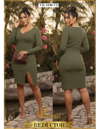 Vestido Falda Recogida - VR2330