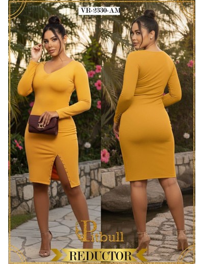 Vestido Falda Recogida - VR2330 2