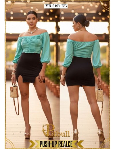 Vestido Falda Recogida - VR2407