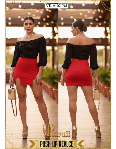 Vestido Falda Recogida - VR2407 2