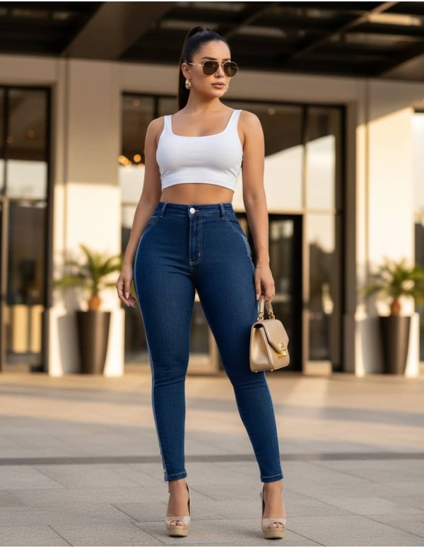 Pantalon Tiro Alto - PB7019