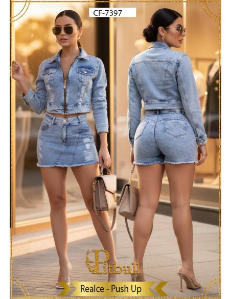 Conjunto Vaquero Falda - CF7397