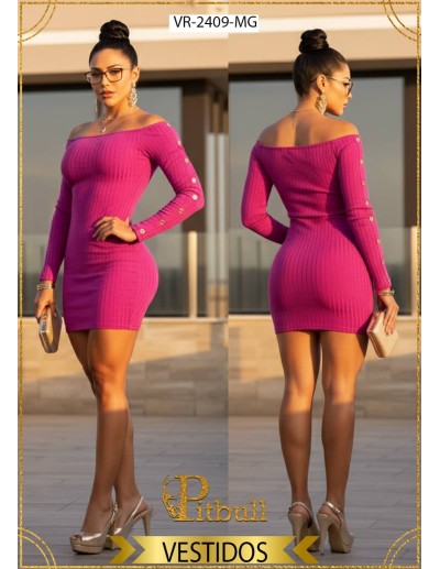 Vestido Falda Recogida - VR2409