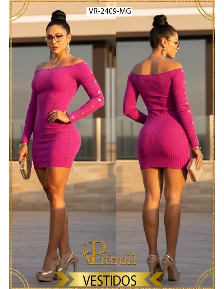 Vestido Falda Recogida - VR2409