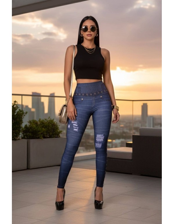 Leggins Reductor Efecto Jean - LEE3080