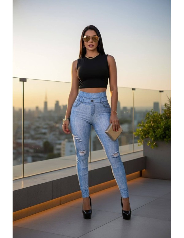 Leggins Reductor Efecto Jean - LEE3081