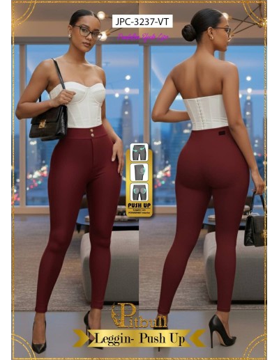 Leggin Efecto Lipo Colombiano Pitbull JPC3237 | Realce y Control Total 2